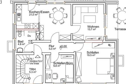 Kernsanierte EG Wohnung mit Garten - Vreden