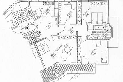 Wohnung zum Mieten in Bielefeld 1.295,00 € 127 m²