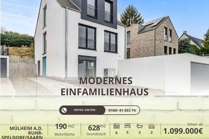 Haus zum Kaufen in Mülheim an der Ruhr 1.099.990,00 € 190 m²