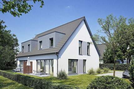 Neubau-Doppelhaushälfte (KfW 40) in Münster-Gremmendorf