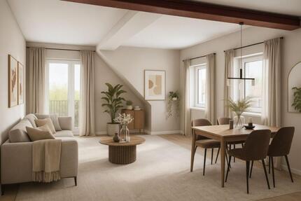 Modern wohnen unter alten Balken – großzügige DG-Wohnung mit Balkon – Wohnung 16 DG - Steinheim