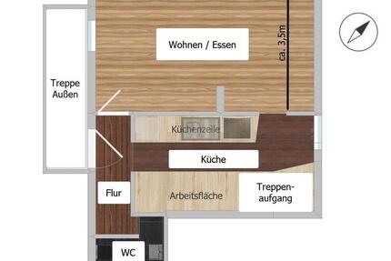 Charmantes Häuschen mit Dachterrasse & kleinem Garten - Ebhausen