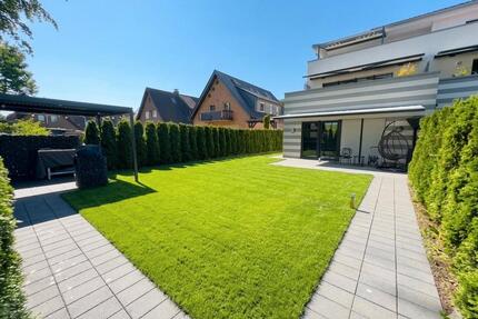 Premium Eigentumswohnung: 190qm Garten und 3,5-Zimmer (mobiliert) - Haltern am See