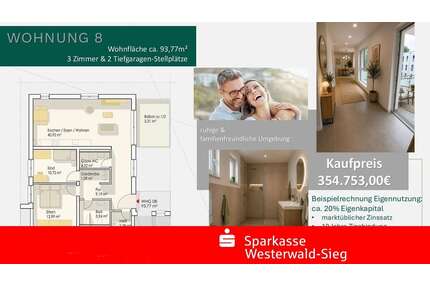 Wohnung zum Kaufen in Ransbach-Baumbach 354.753,00 € 93.77 m²