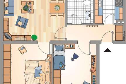 Wohnung zum Mieten in Recklinghausen 210,84 € 51.12 m²