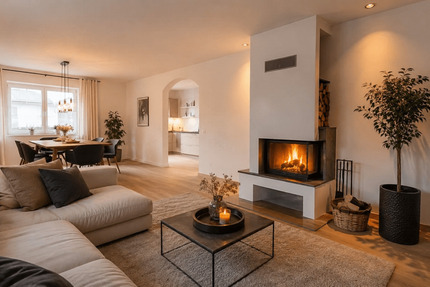 Großzügige 2-Zimmer-Erdgeschosswohnung in Battweiler mit Kamin