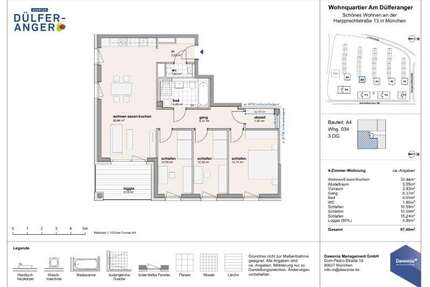 Wohnung zum Mieten in München 1.927,90 € 97.46 m²