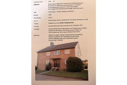 Wohnung in 47533 Kleve - Rindern - Kranenburg