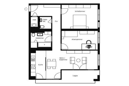 3-Zimmer Wohnung in Wilmersdorf- Schmargendorf - Berlin Charlottenburg-Wilmersdorf