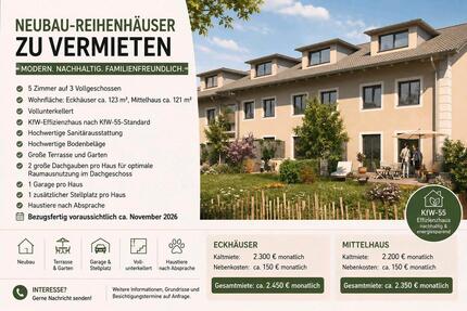 Vermiete Neubau Reihenhäuser in Großkarolinenfeld