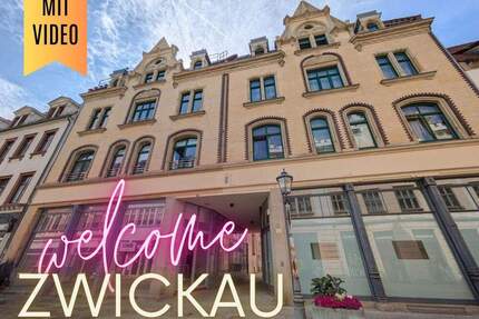 ++ exklusiver Erstbezug im Palais am Rathaus - stilvolle 2-Raum Whg. mit Küche, Terrasse & Balkon ++ - Zwickau Innenstadt