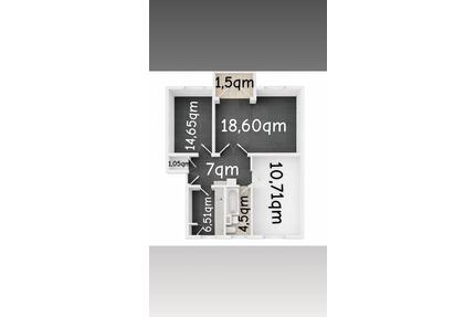 Wohnung in der Kuhkampsiedlung - 800,00&nbsp;EUR Kaltmiete, ca.&nbsp; 68,00&nbsp;m&sup2; in Bremen (PLZ: 28325) Osterholz