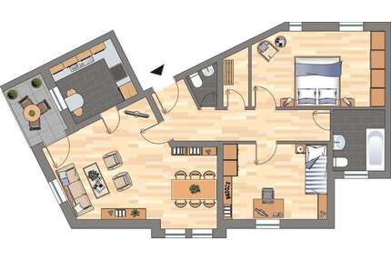 Wohnung zum Mieten in Bad Neuenahr-Ahrweiler 603,69 € 78.01 m²