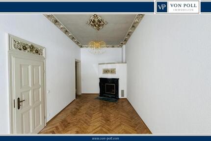 Altbaucharme pur: Große Erdgeschosswohnung mit Kamin, Loggia & Einbauküche - Görlitz