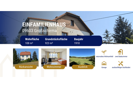 Haus zum Kaufen in Großschirma 150.000,00 € 108 m²