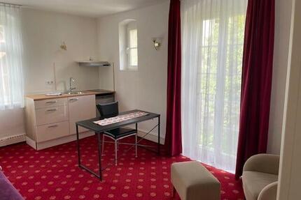 645€ warm ✔ Möbliertes Apartment 25m² ab April ✔ Dresden-Loschwitz ✔ 1 Zimmer Wohnung mieten, Garten, Stellplatz, WLAN inkl., eigene Küche, Mietwohnung möbliert, Villa Loschwitz, Elbnähe, Altbau