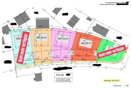 Grundstück zu verkaufen in Merching 579.000,00 € 891.42 m²