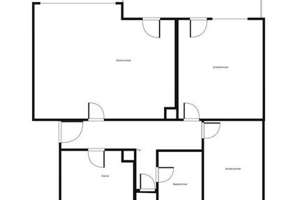 modernisierte 3-Zimmer im 1.OG mit Balkon - Eggenstein-Leopoldshafen