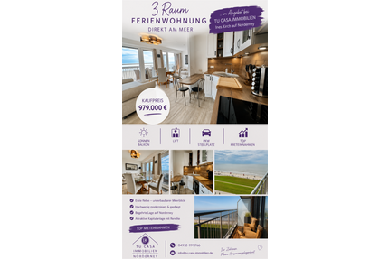 Wohnung zum Kaufen in Norderney 979.000,00 € 63 m²