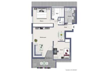 Wohnung zum Kaufen in Schorndorf 222.000,00 € 61 m²