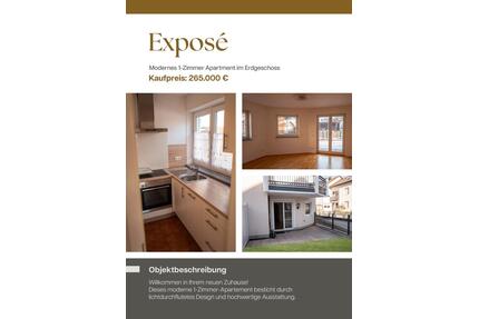 Modernes 1-Zimmer-Apartement in ruhiger Lage - Olching