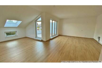 Wohnen über den Dächern von Dorfen - Dachterrasse nach Süden