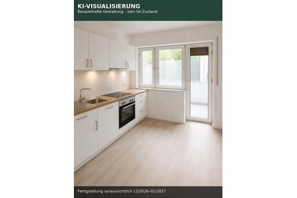 Erstbezug nach Sanierung: 2-Zimmer-Wohnung mit Balkon - Großostheim