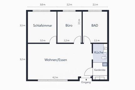 2,5 Zimmer Appartement in Eltmann - Ebelsbach