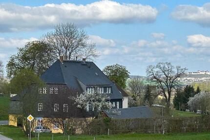 1-Raumwohnung mit Blick zur Augustusburg
