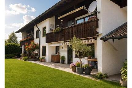 SCHÖNES ZUHAUSE MIT SONNENTERRASSE & GARTEN - Eggstätt