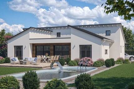 Der Traumbungalow in der Natur - 549.000,00&nbsp;EUR Kaufpreis, ca.&nbsp; 144,00&nbsp;m&sup2;&nbsp;Wohnfl&auml;che in Höpfingen-Waldstetten (PLZ: 74746)