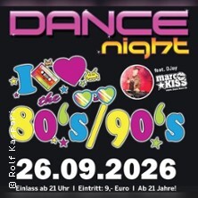 Dance Night 80/90er mit DJ Marc Kiss
