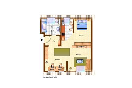 Südvorstadt im ruhigen Hinterhaus City-Apartment nahe Uni & MDR - Leipzig