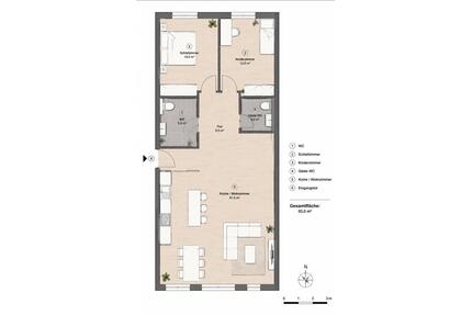 Großzügige 93-m²-Wohnung mit 2 Terrassen - Gummersbach