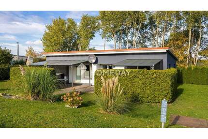 Ihr Ferien-Bungalow in erster Reihe zum Wasser - gepflegt, modernisiert und auf Erbpachtgrundstück - Stralsund Devin