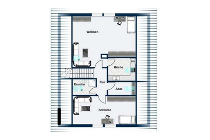 Helle, großzügige 2-Zimmer-Wohnung in Weisendorf zu vermieten