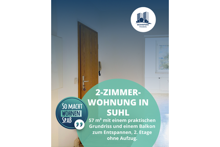 Wohnung zum Mieten in Suhl 300,00 € 57.7 m²