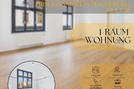Stilvolle 1-Raum-Altbauwohnung mit Charme – frisch saniert in Magdeburg-Buckau