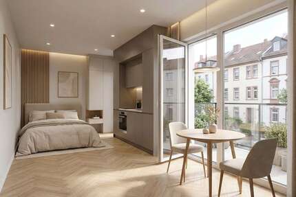 Wohnung zum Kaufen in Frankfurt am Main 355.000,00 € 34.51 m²