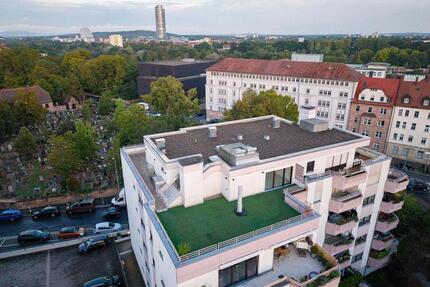 Penthouse am Wöhrder See | 120 m² Dachterrassen | Erstbezug nach - Nürnberg Gärten bei Wöhrd