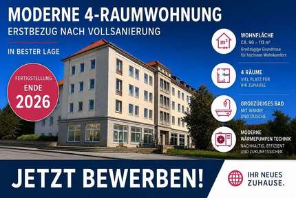 Wohnung zum Mieten in Calbe 720,00 € 90 m²