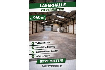 Lagerhalle zu vermieten - 2.000,00&nbsp;EUR Kaltmiete, ca.&nbsp; 950,00&nbsp;m&sup2; in Abensberg (PLZ: 93326)