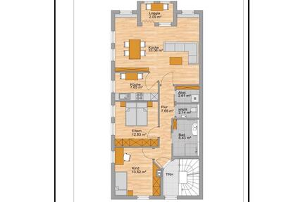 Charmante 3,5 Zimmerwohnung inkl. EBK - Mengen
