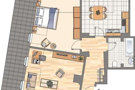 Wohnung zum Mieten in Herne 379,00 € 52.82 m²
