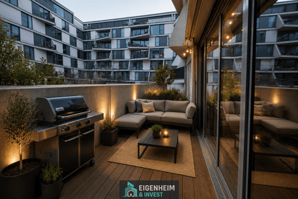 Wohnen in den Bouchégärten - Exklusive Terrassenwohnung zwischen Kiehlufer und Treptower Park - Berlin Alt-Treptow