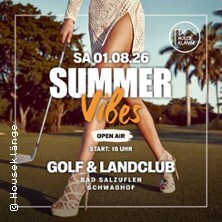 Houseklänge Summer Vibes Open Air | Golf & Landclub Bad Salzuflen