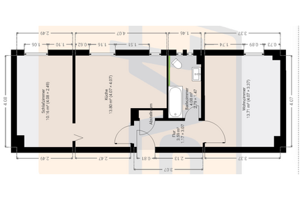 Wohnung zum Kaufen in Zwenkau 79.500,00 € 45 m²