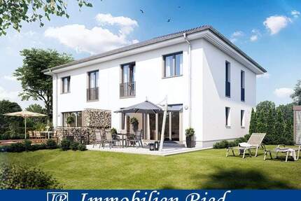 Neubau einer modernen Doppelhaushälfte in grüner Umgebung im schönen Inning am Ammersee