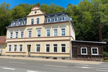 TEILVERMIETETES WOHN-UND GESCHÄFTSHAUS IN ELSTERBERG (VOGTLAND)