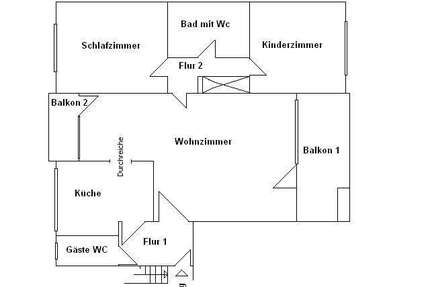 Wohnung zum Mieten in Detmold 529,00 € 76 m²